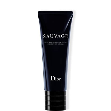 dior facemask|sauvage face cleanser and mask.